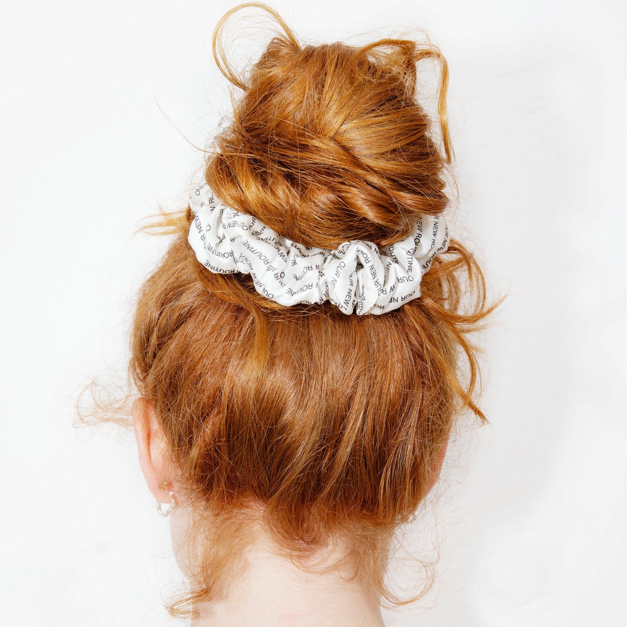 The Wave Silk Scrunchie — The Skin Wardrobe