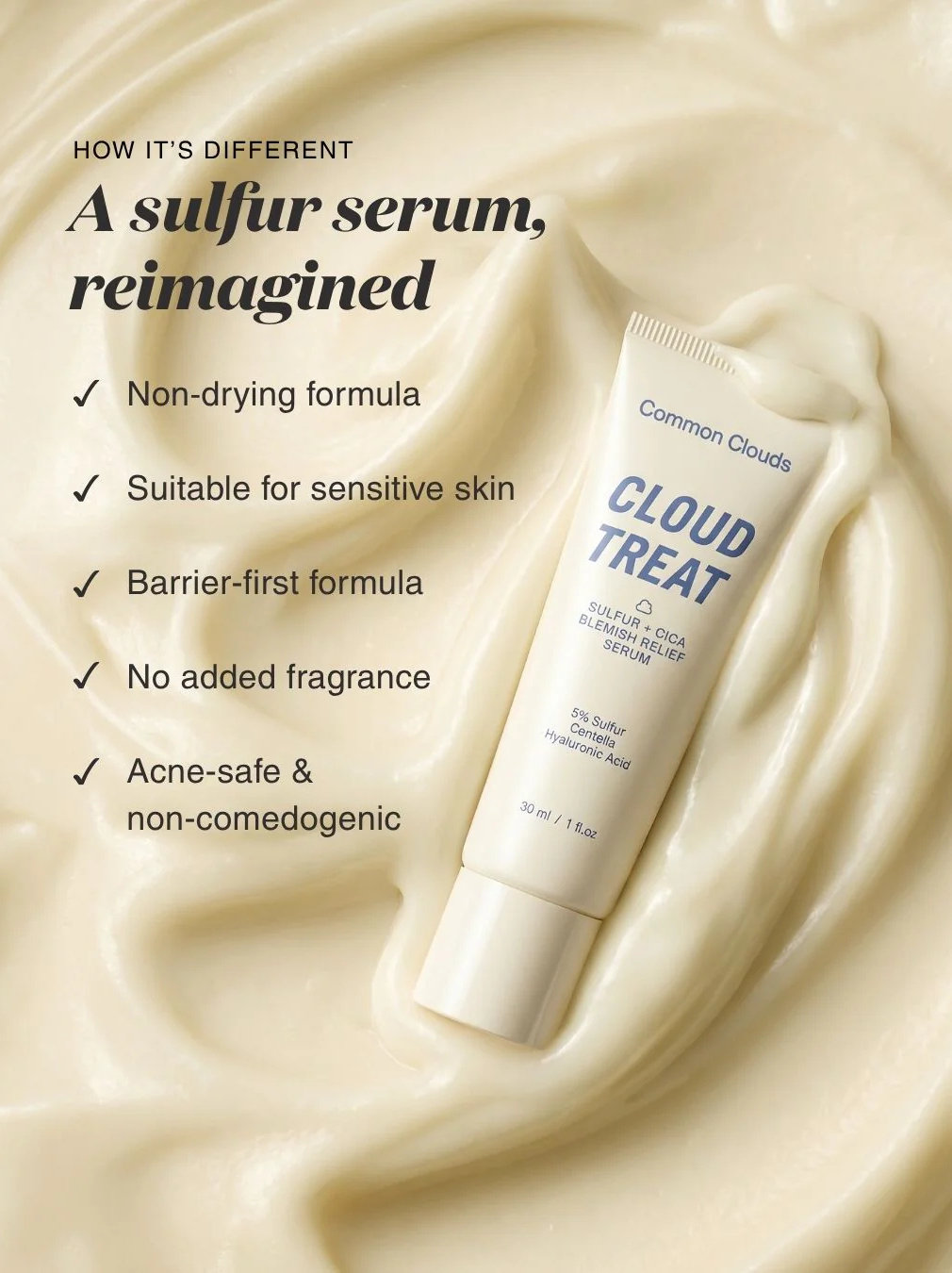 Cloud Treat 5% Sulfur Blemish-Soothing Serum NEW IN!