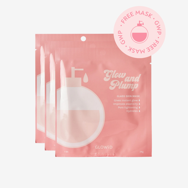 Glow and Plump Glass Skin Hydrogel Mask Trio