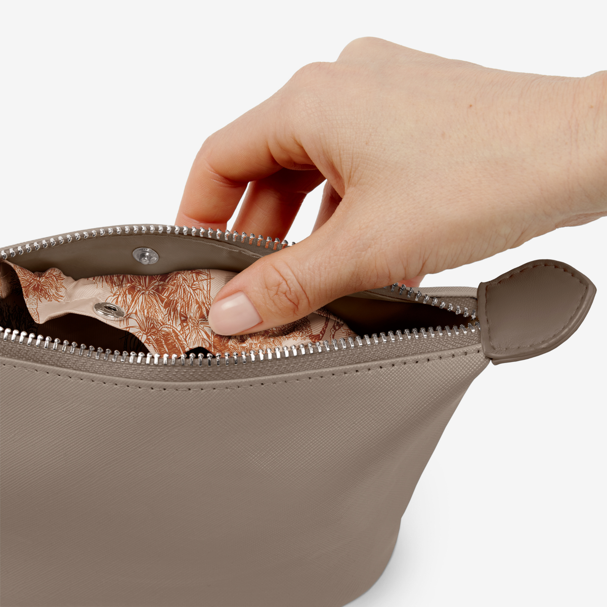 Everyday Cosmetic Pouch - Taupe