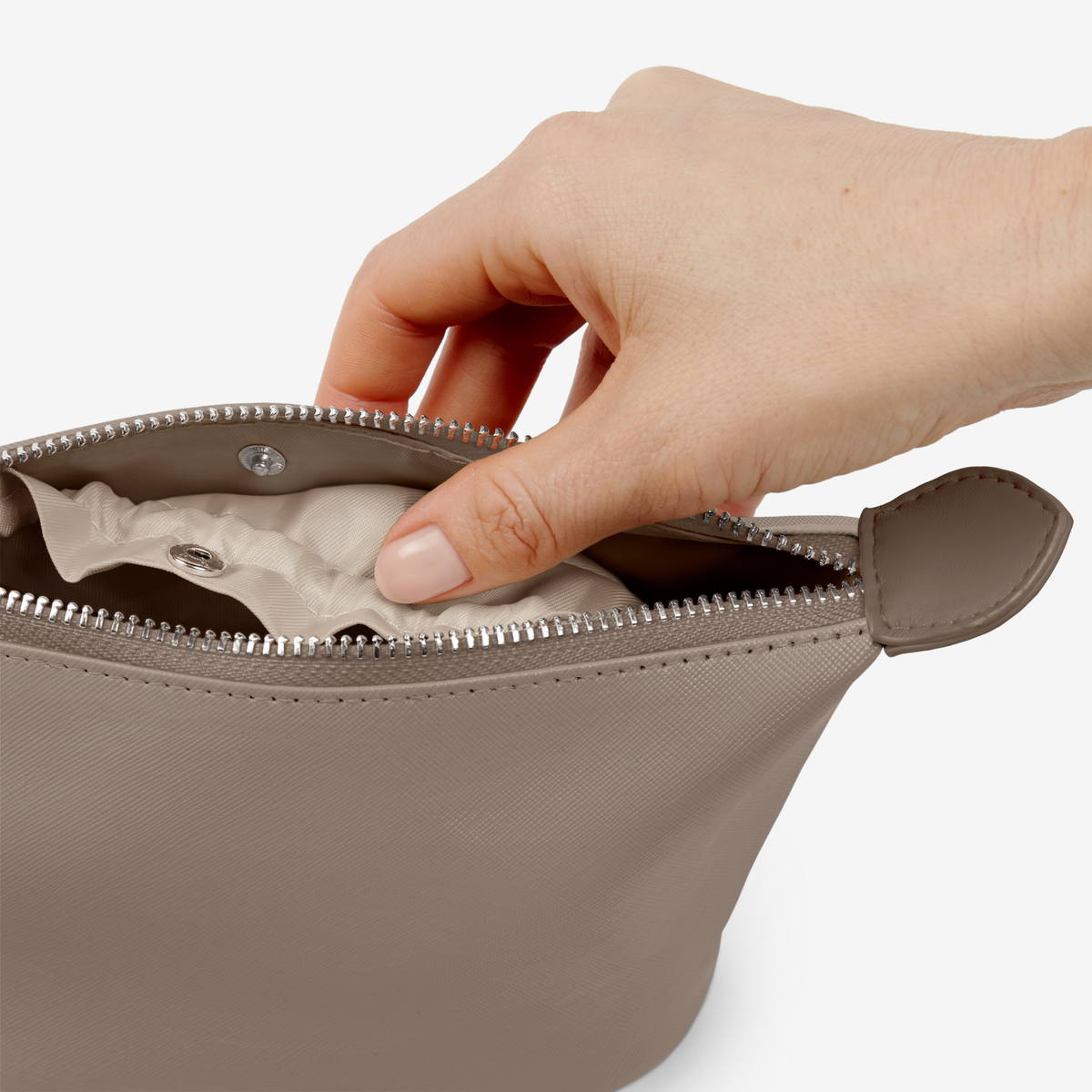 Everyday Cosmetic Pouch - Taupe