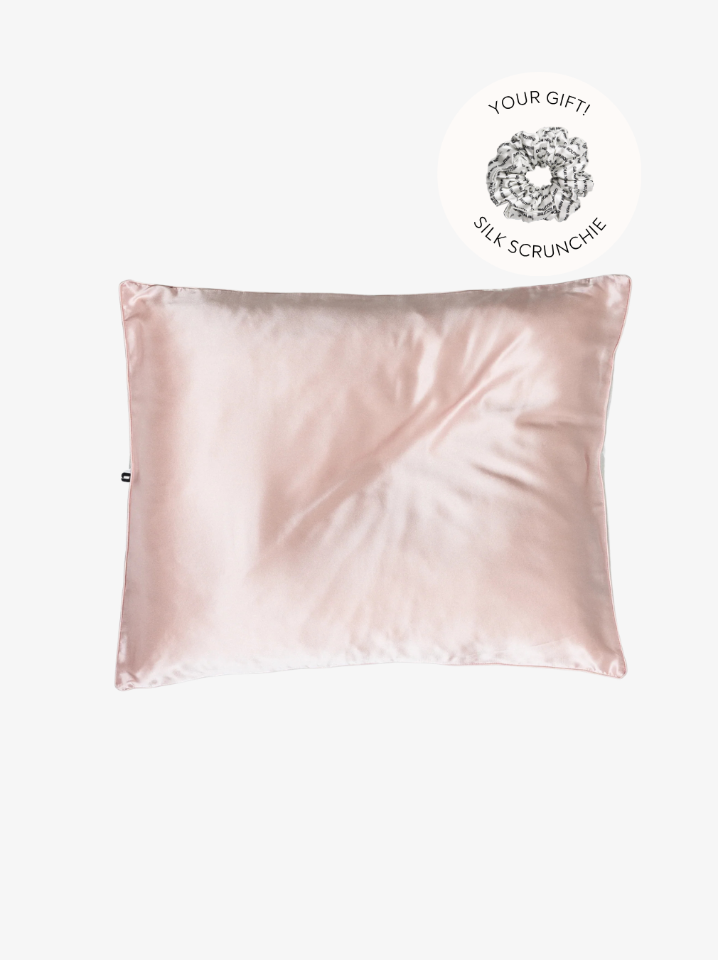 Silk/Cotton Pillowcase - Rose Quartz