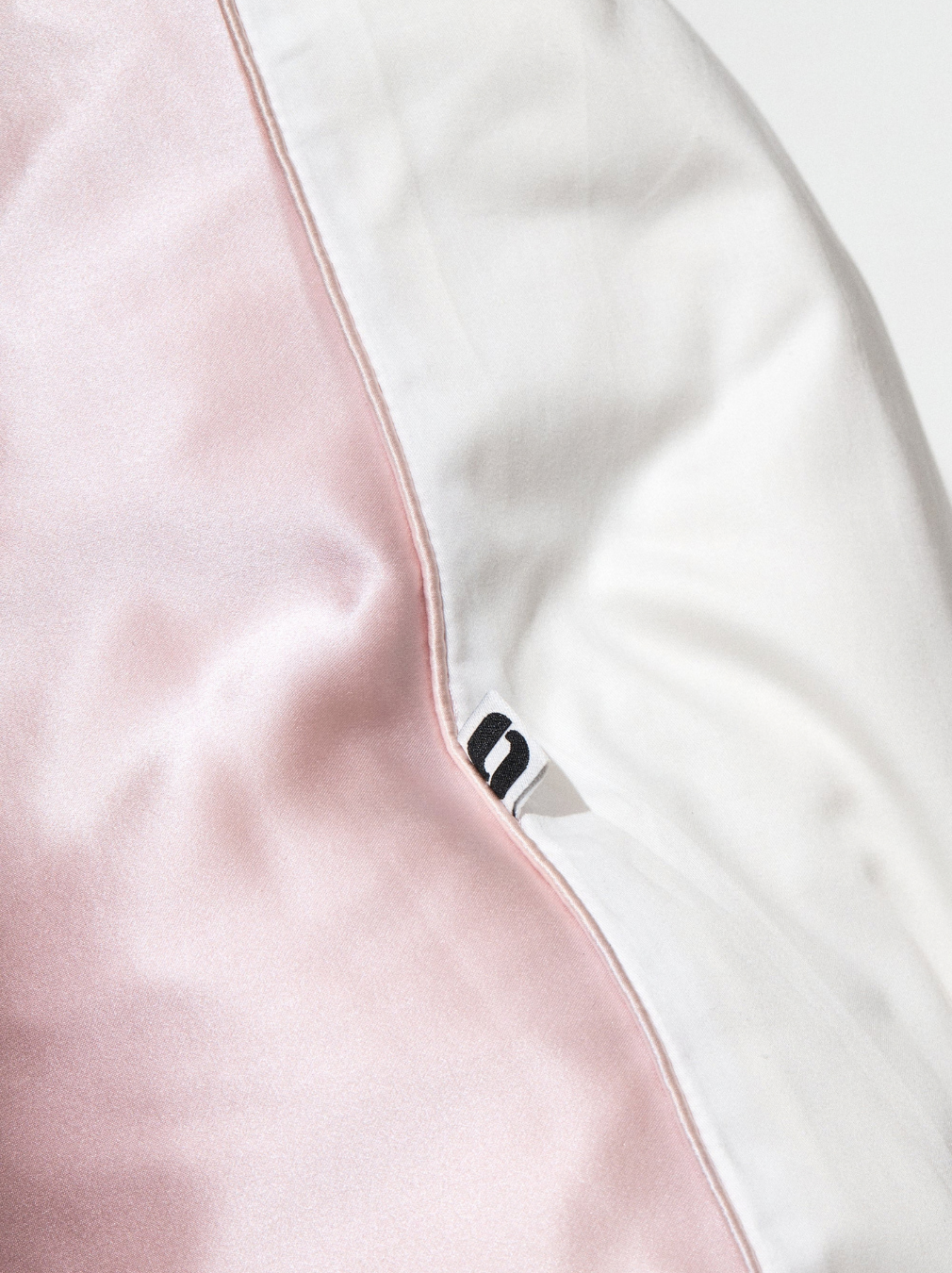 Silk/Cotton Pillowcase - Rose Quartz