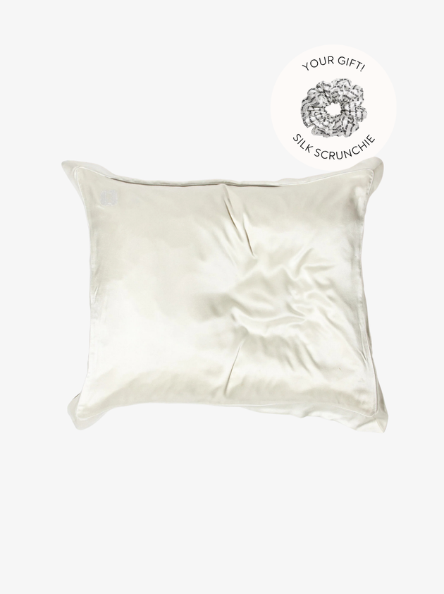Silk Pillowcase - Ivory White