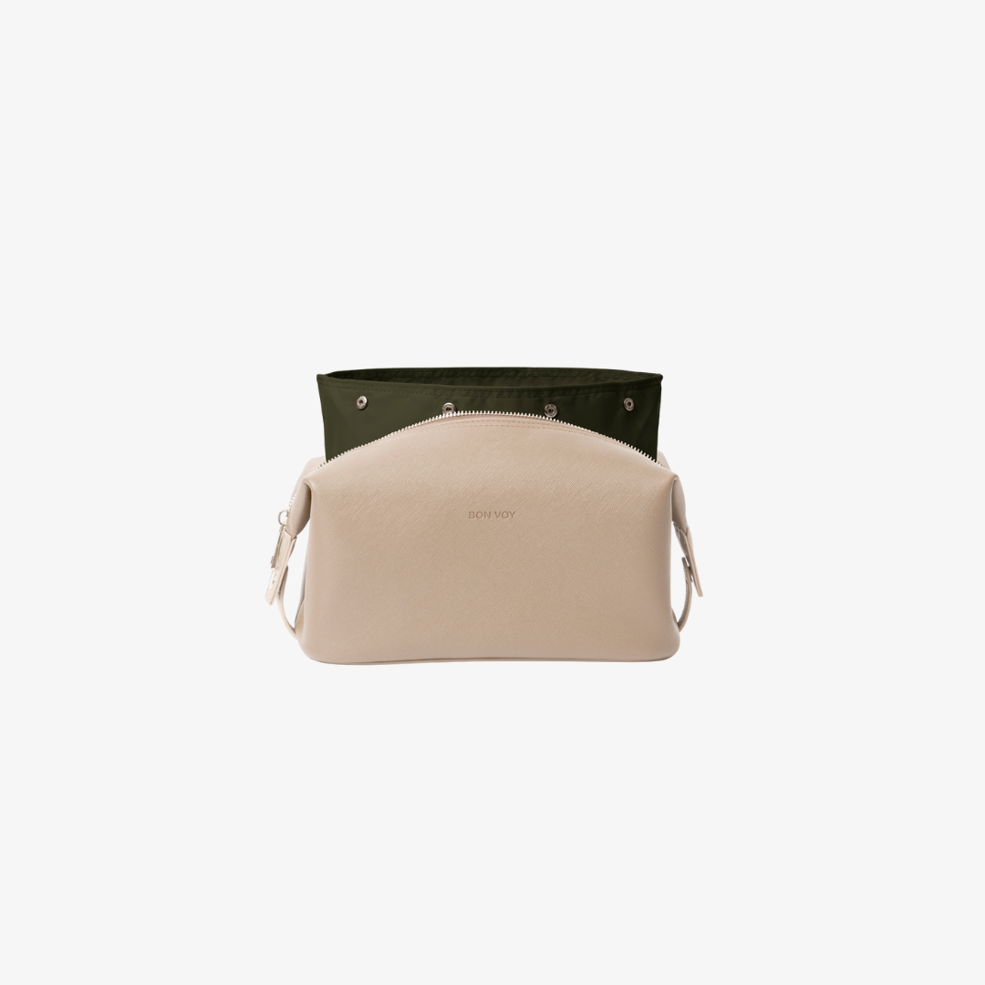 Toiletry Bag (Compact) - Beige