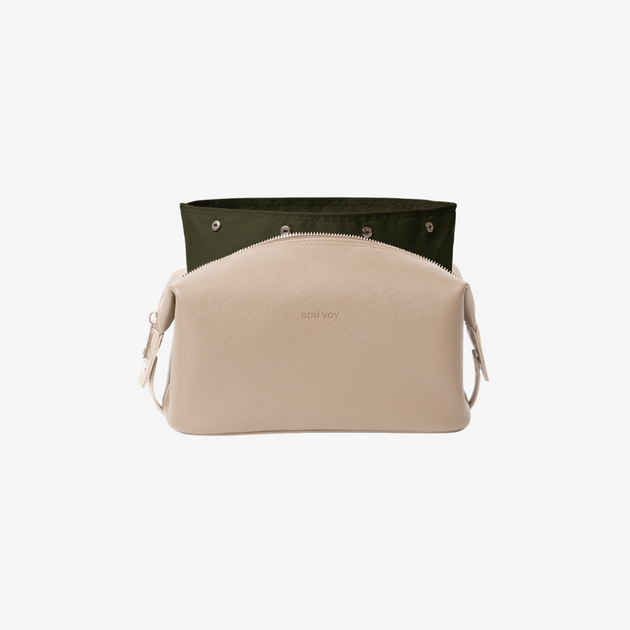Toiletry Bag (Medium) - Beige
