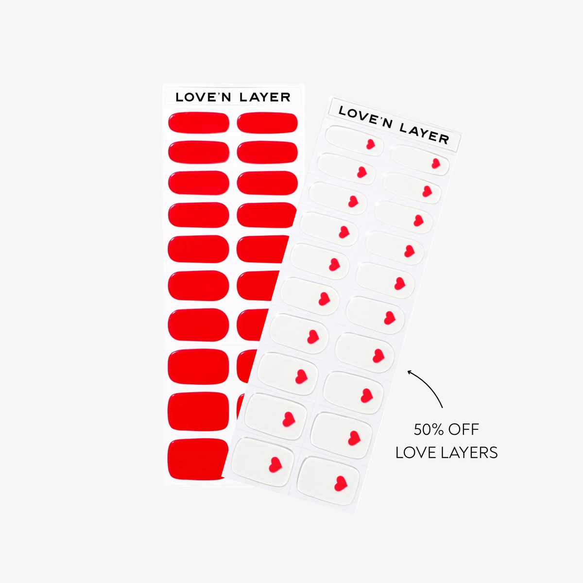 Solid & Love Hands Duo: Lady Red
