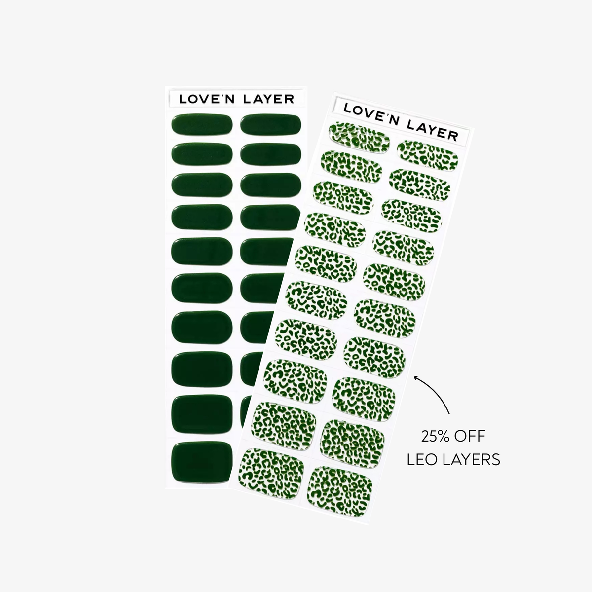 Solid & Leo Hands Duo: Forest Green