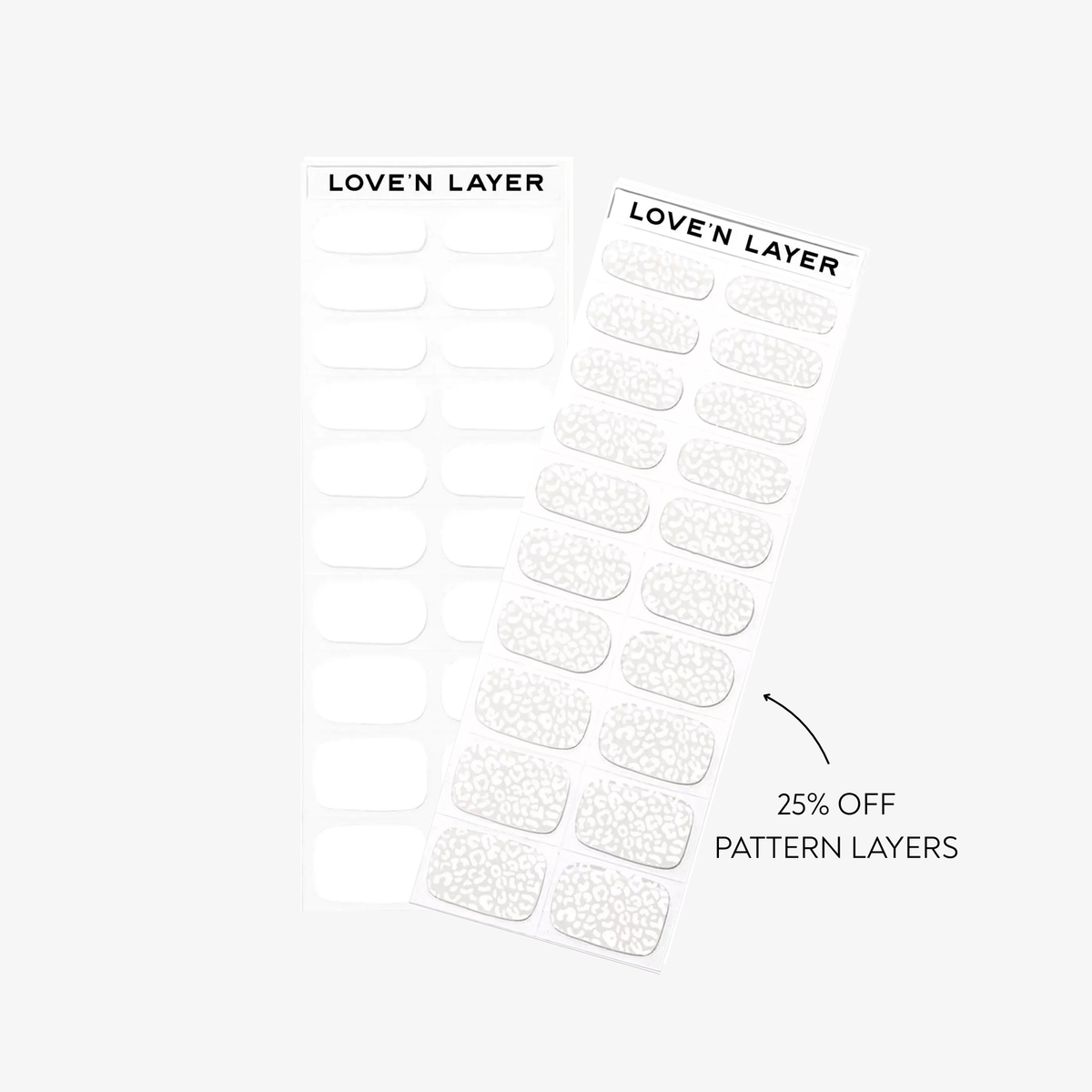 Solid & Pattern Hands Duo: Bright White