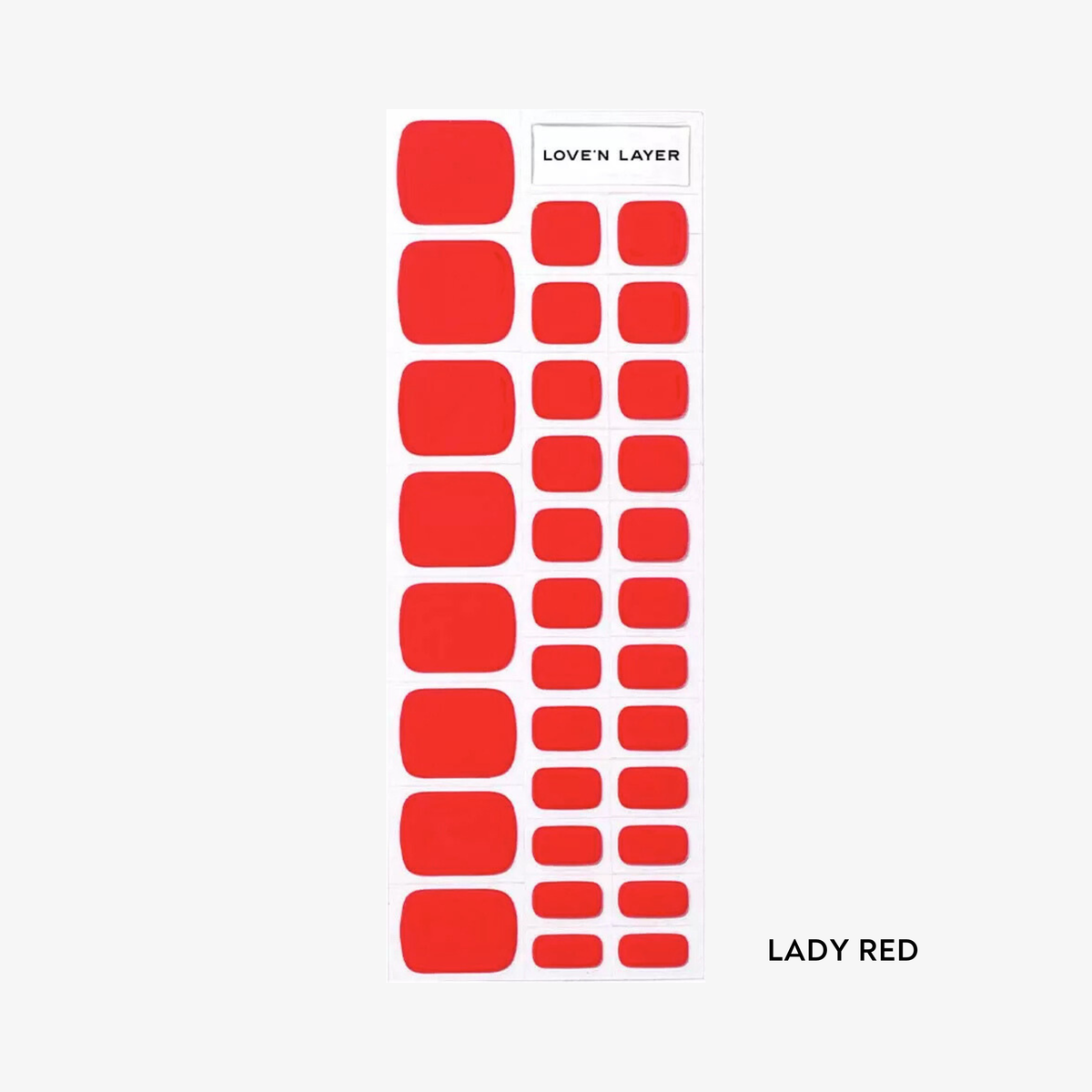 Solid Toe Layers: Reds & Pinks