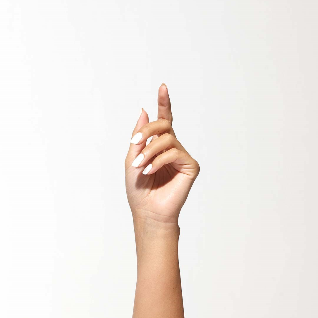 Solid Hand Layers: Bright White — The Skin Wardrobe