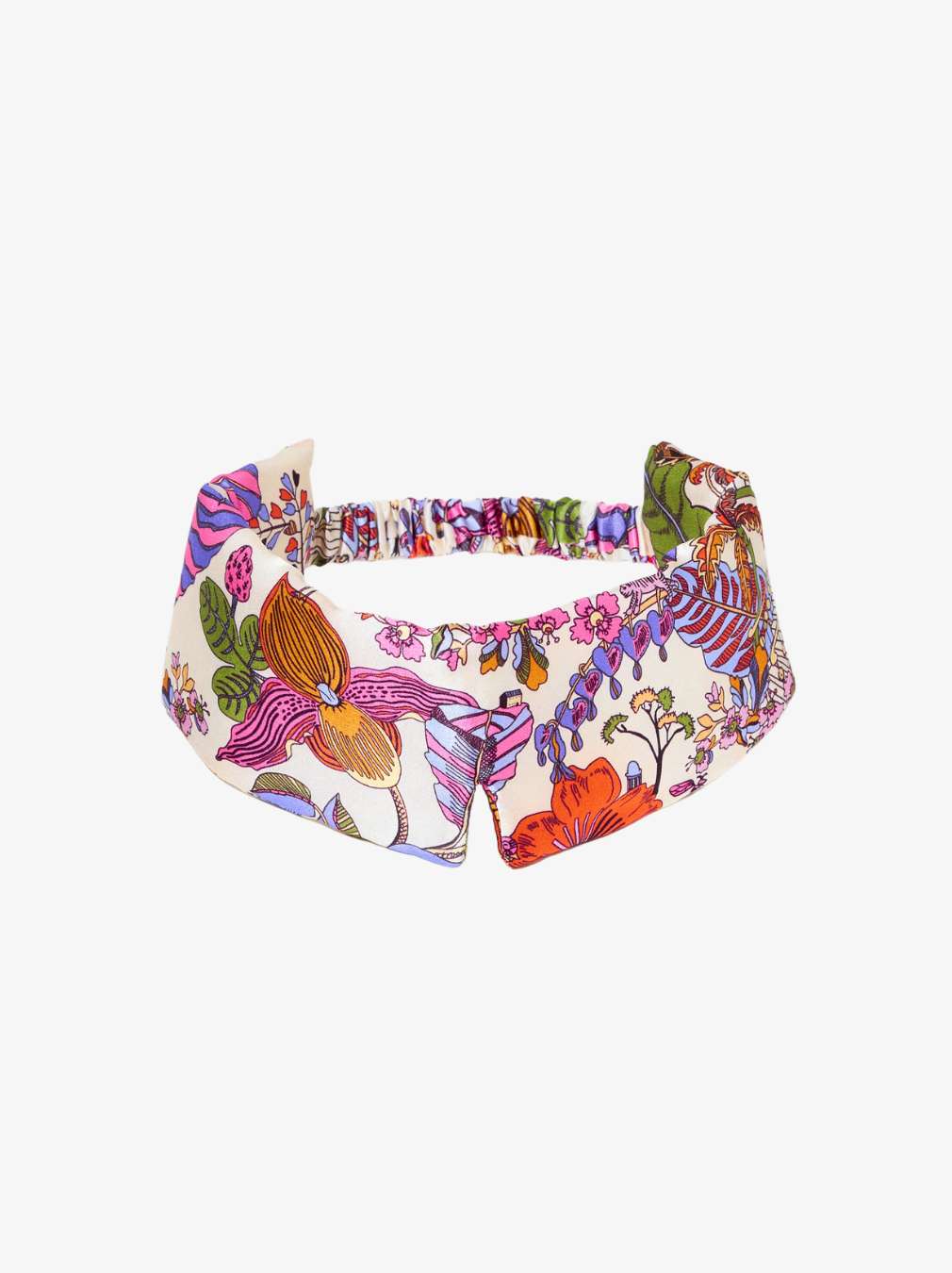The Cloud Silk Eye Mask - Floral Muse