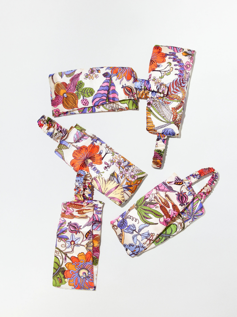 The Cloud Silk Eye Mask - Floral Muse