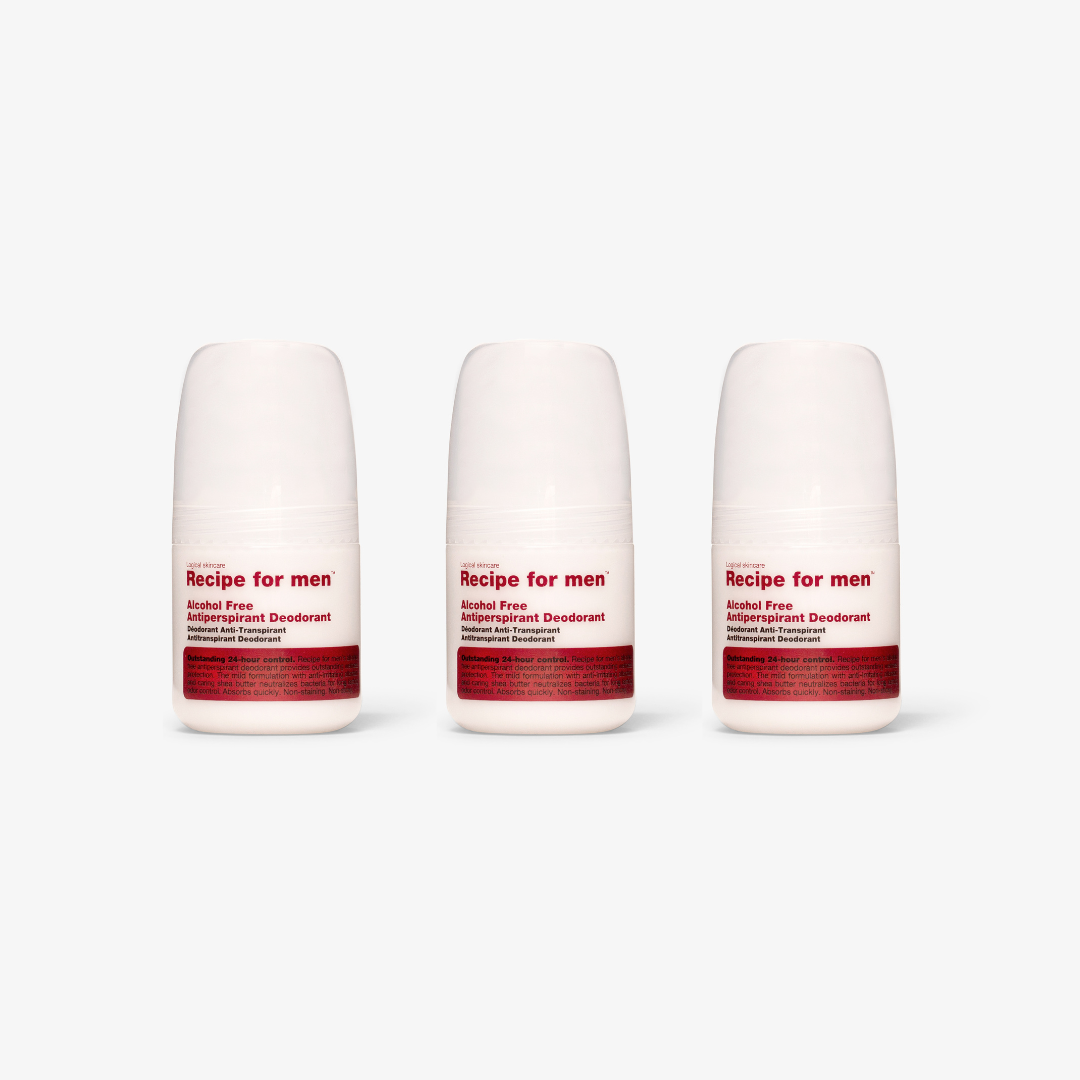 Alcohol Free Antiperspirant Deodorant Trio Kit