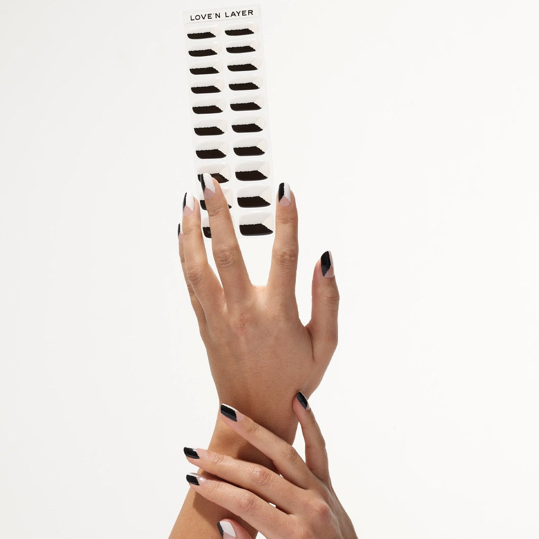 Solid & Pattern Hands Duo: Bright White