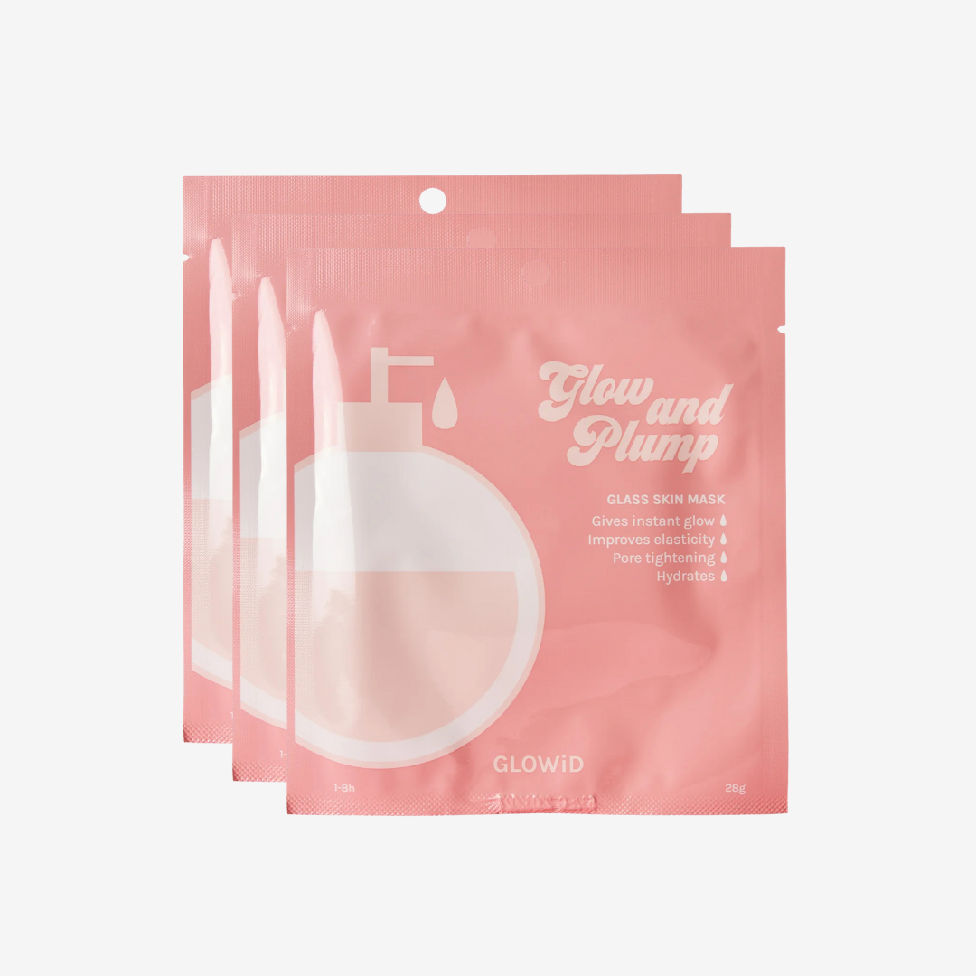 Glow and Plump Glass Skin Hydrogel Mask Trio