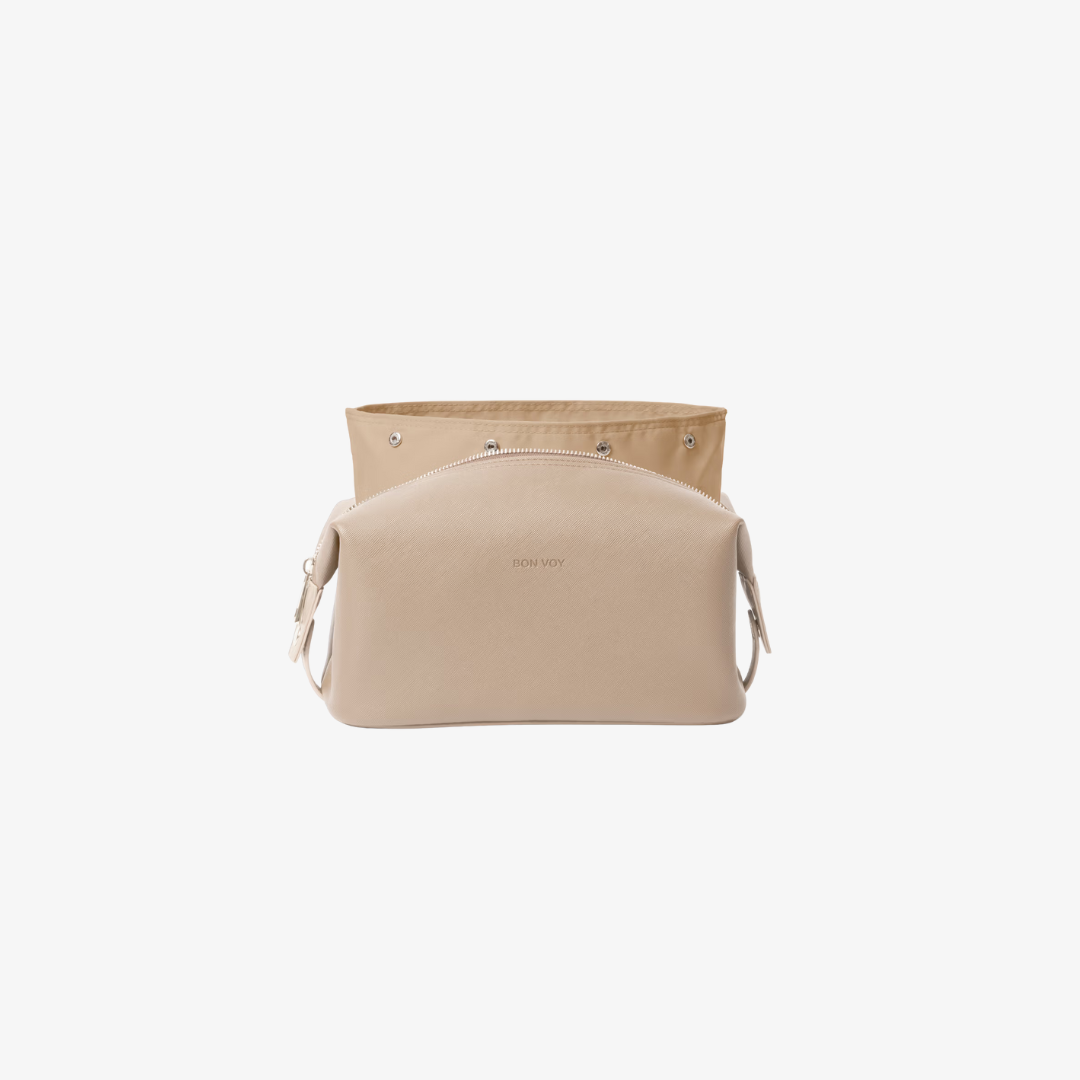 Toiletry Bag (Compact) - Beige