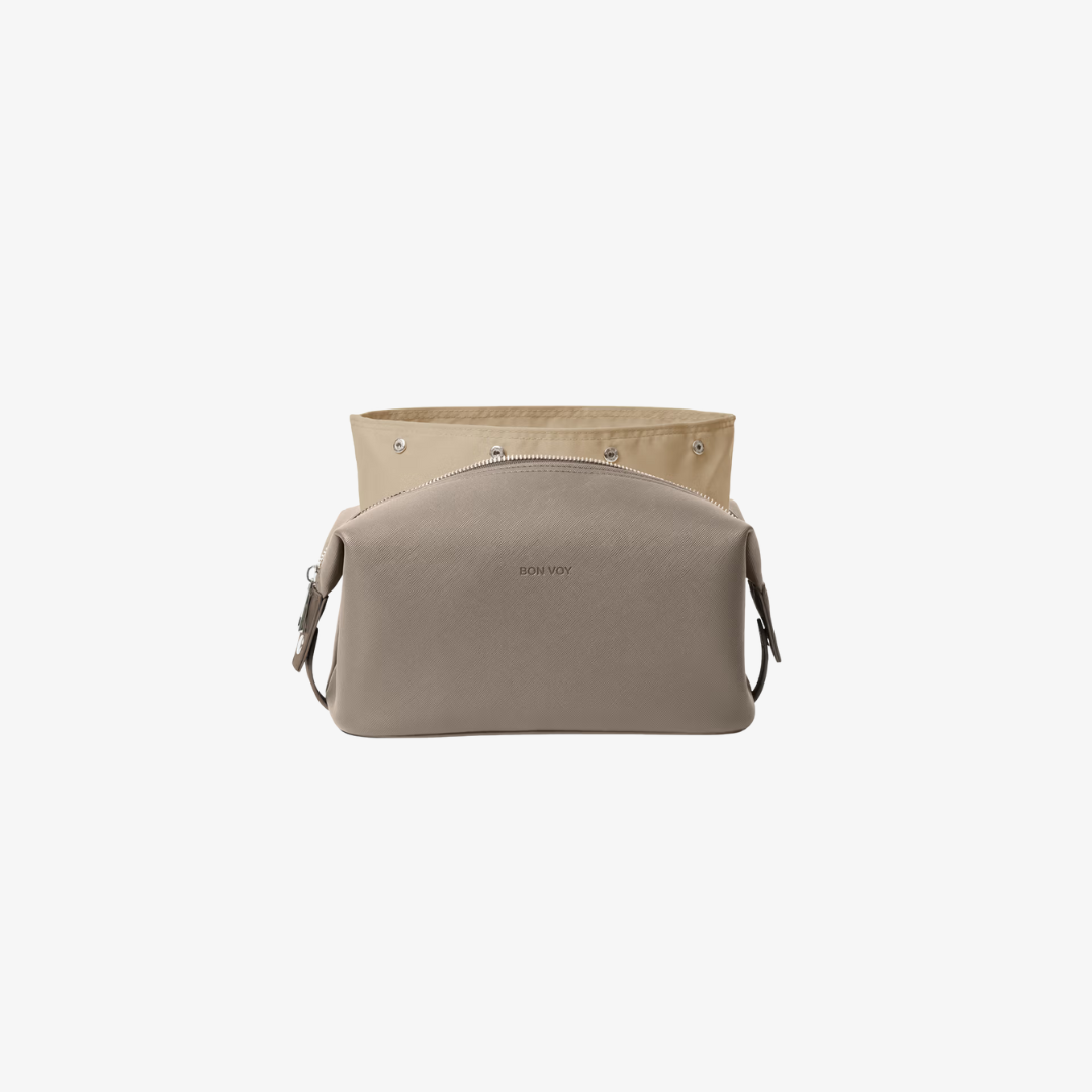 Toiletry Bag (Compact) - Taupe