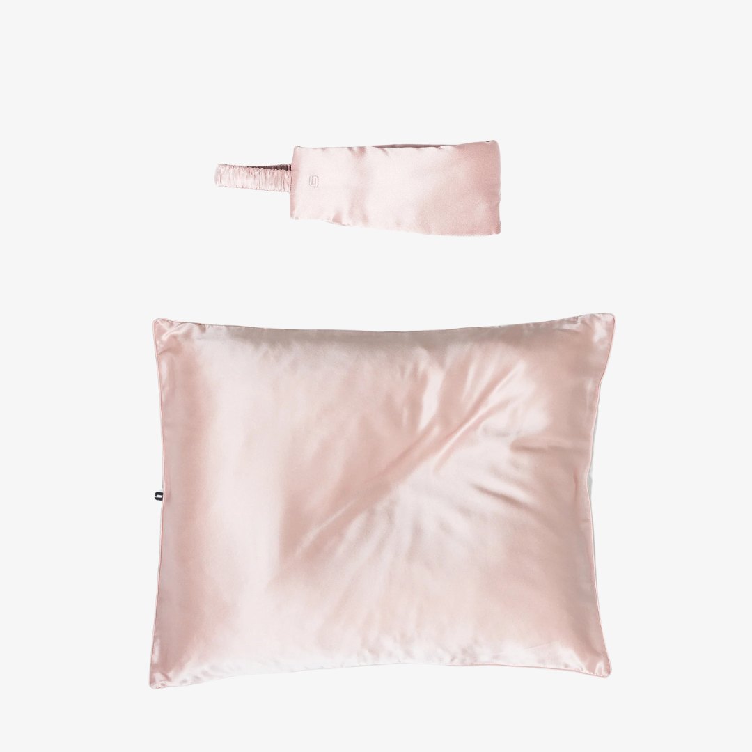Rose Dreams Duo - Silk Eye Mask & Pillowcase