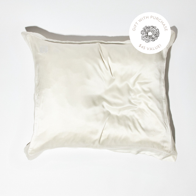 Silk Pillowcase - Ivory White