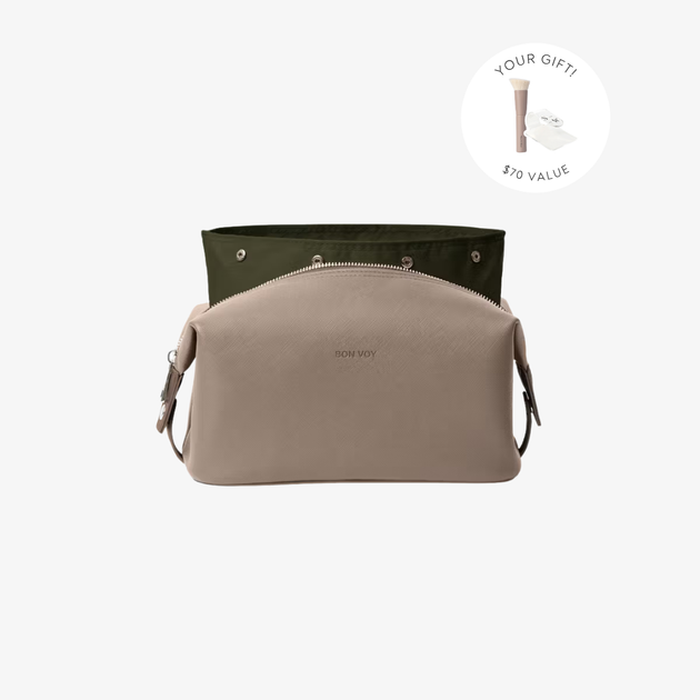 Toiletry Bag (Medium) - Taupe