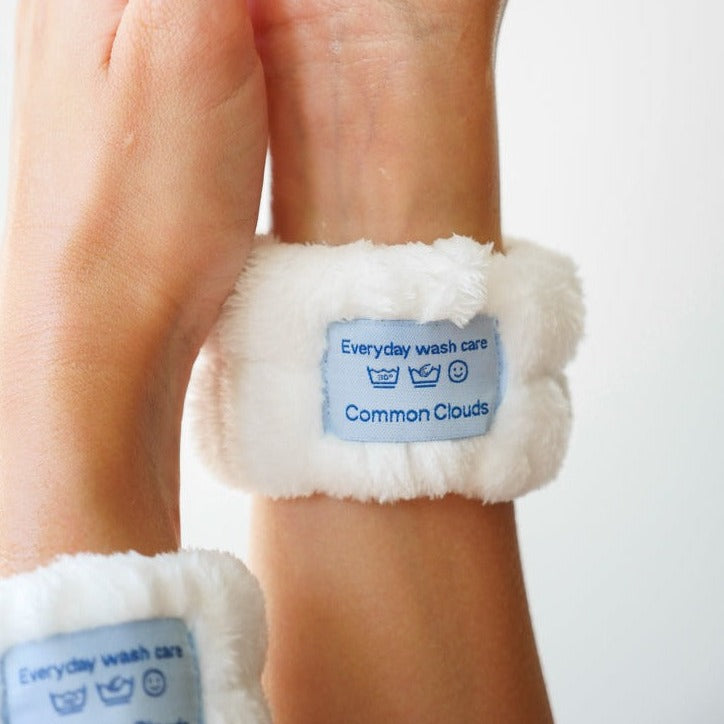 Cloud Puff Wrist Bands (pair)