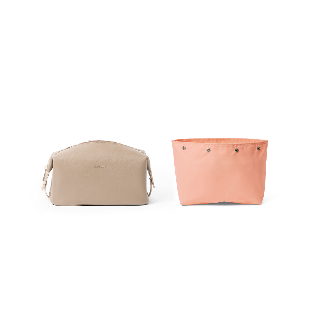 Staycation Cosmetic Bag (Small) - Beige