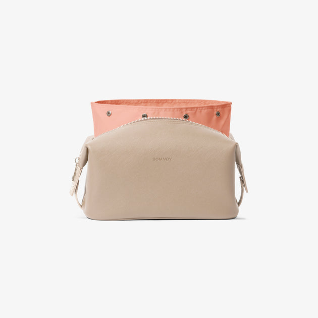 Weekend Toiletry Bag (Medium) - Beige