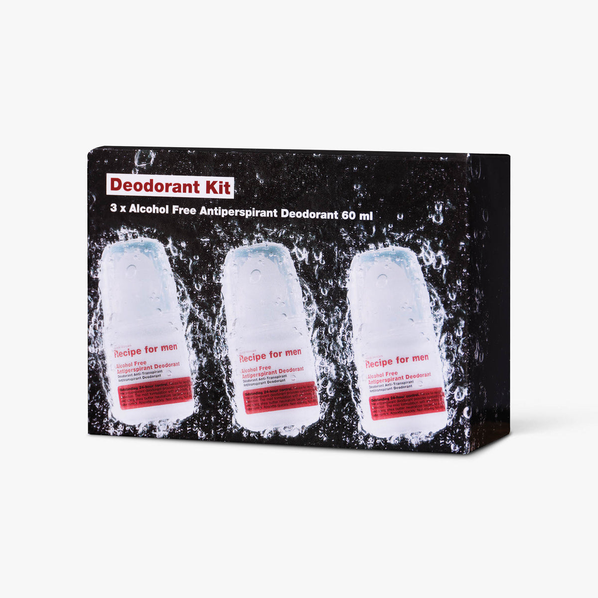 Alcohol Free Antiperspirant Deodorant Trio Kit