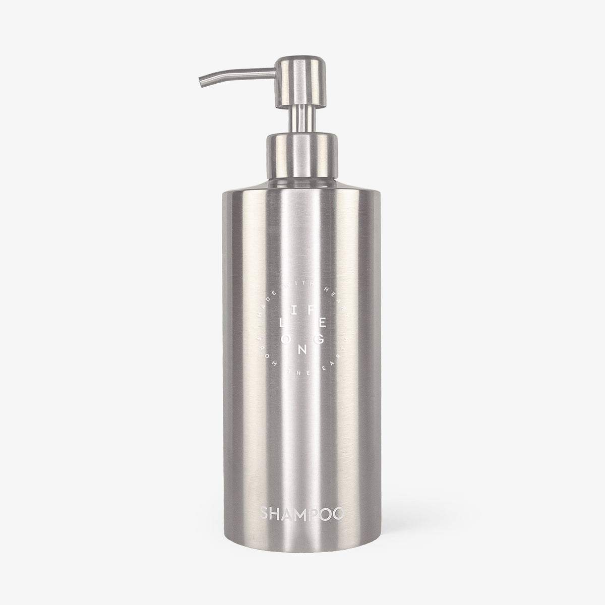 Stainless Steel Dispenser - Shampoo — The Skin Wardrobe